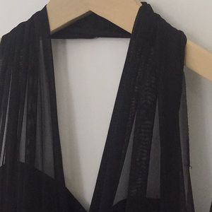 Long event black dress